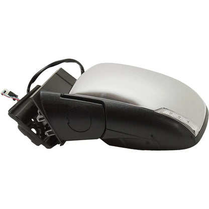 Left Power Heated Chrome Mirror with Signal Lamp for Dodge Grand Caravan (2009–2016)