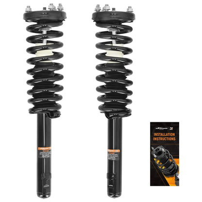 Front Strut Shock Coil Spring Assembly Pair for Honda Accord 2003-2007