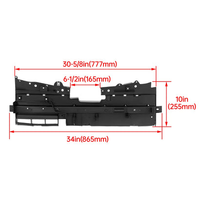 Black Radiator Support Cover for Jeep Cherokee (2014–2018)