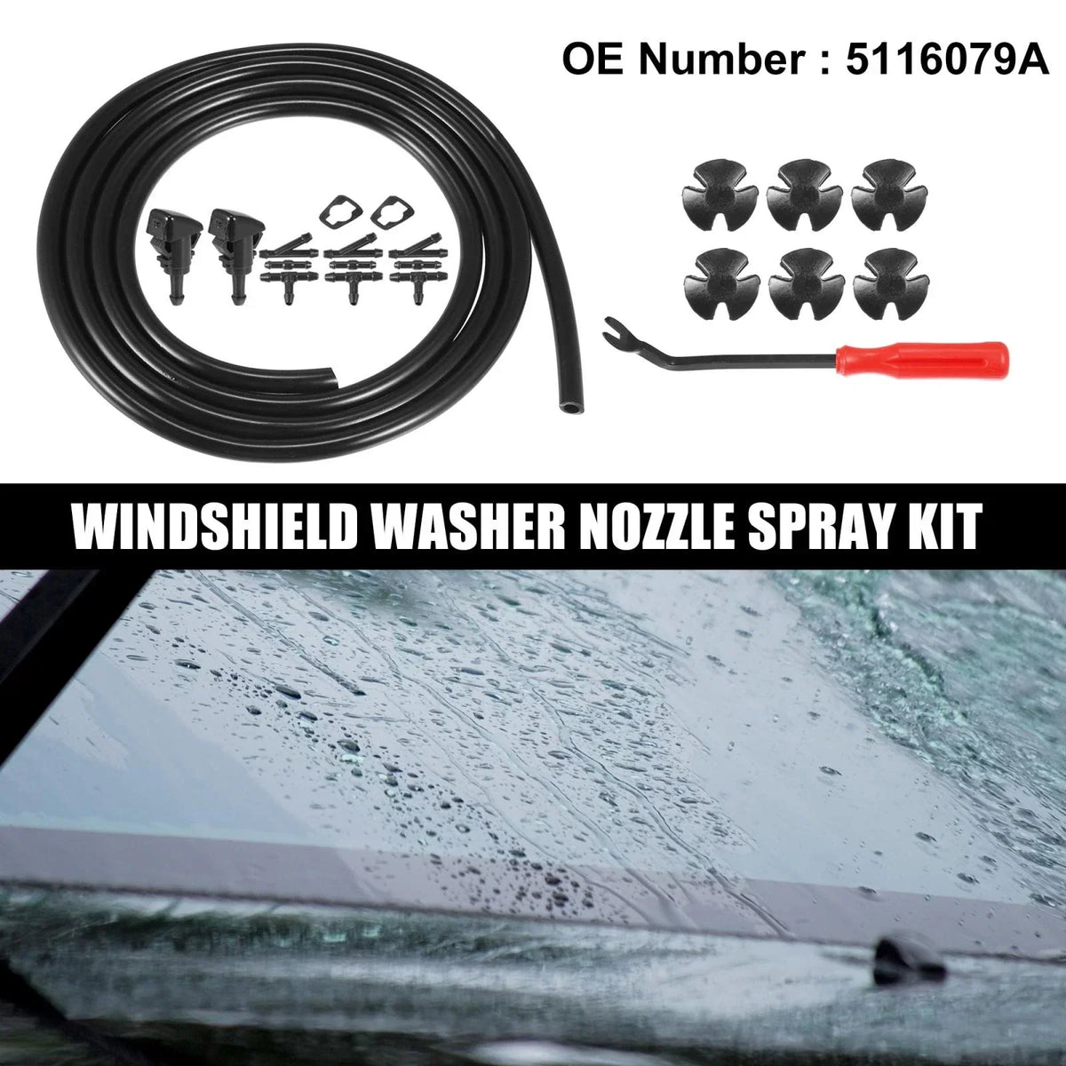 Windshield Washer Nozzles for Dodge Avenger 2008-2011 - 21 Pack