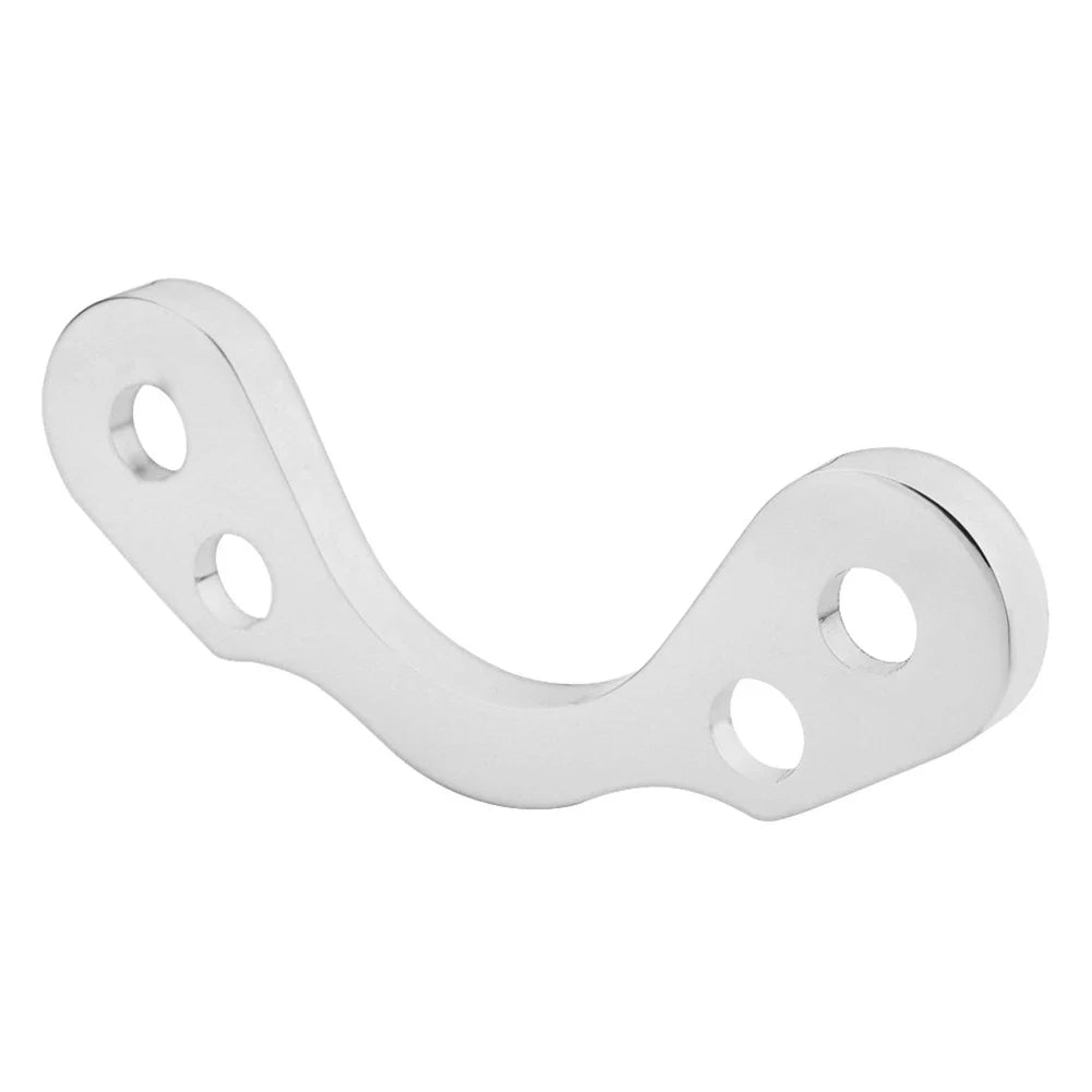 3.5" Wide Chrome Top Clamp for Springer Handlebar Tree - Harley