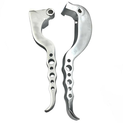 Hand Brake and Clutch Levers in Chrome for Kawasaki ZX 10R 06-07