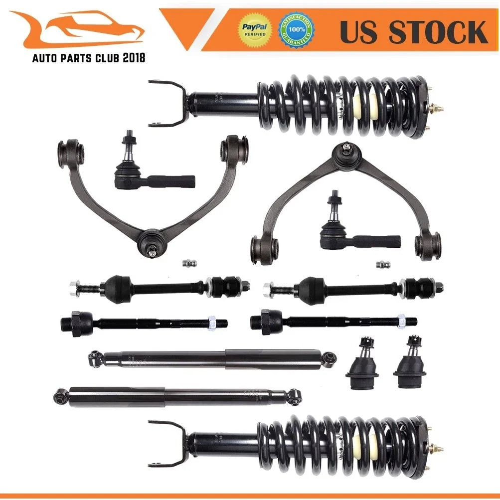 Front Strut Suspension Kit & Rear Shock for Dakota Raider (2006–2009) 2WD