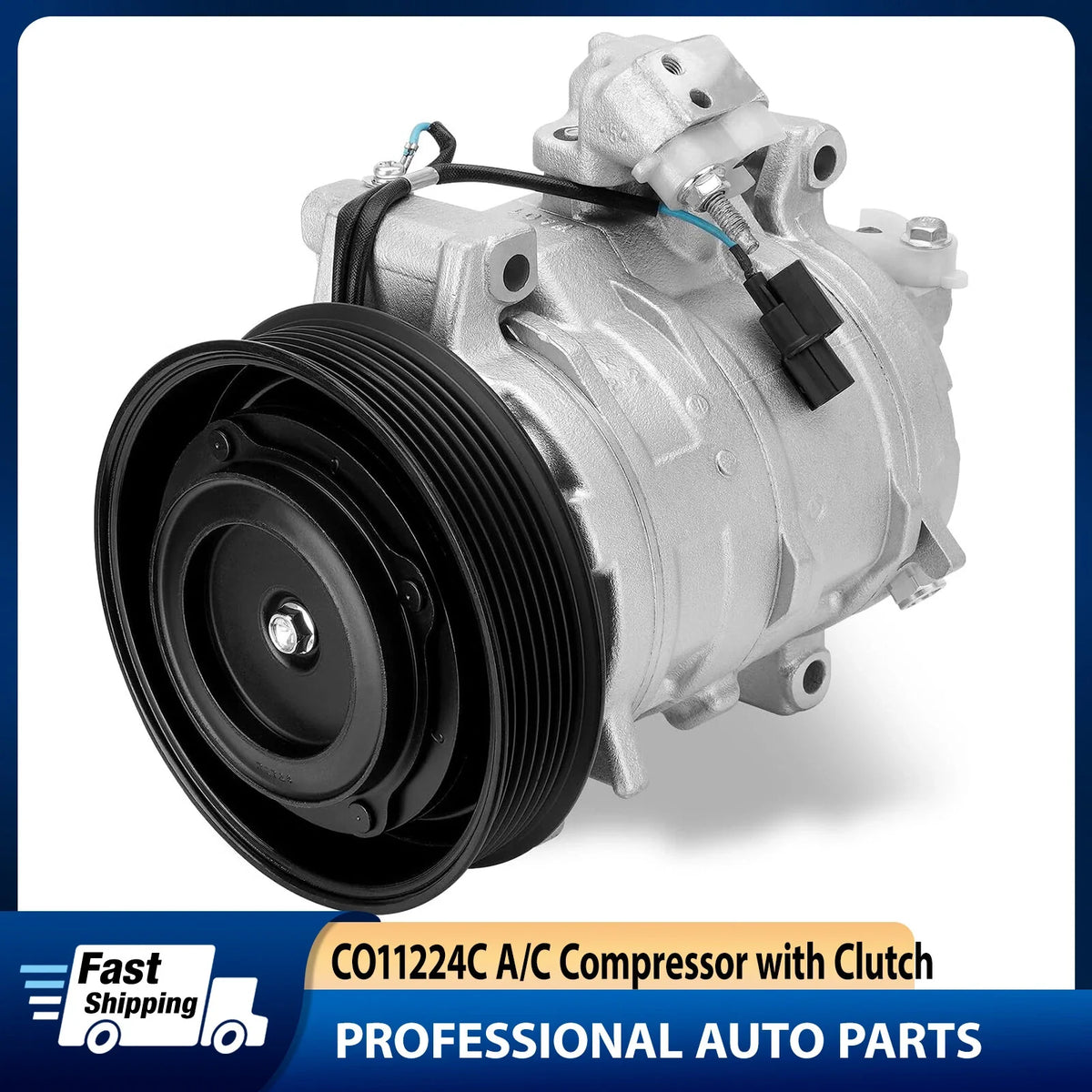 AC Compressor with Clutch for Honda Accord & Crosstour (2008–2015)