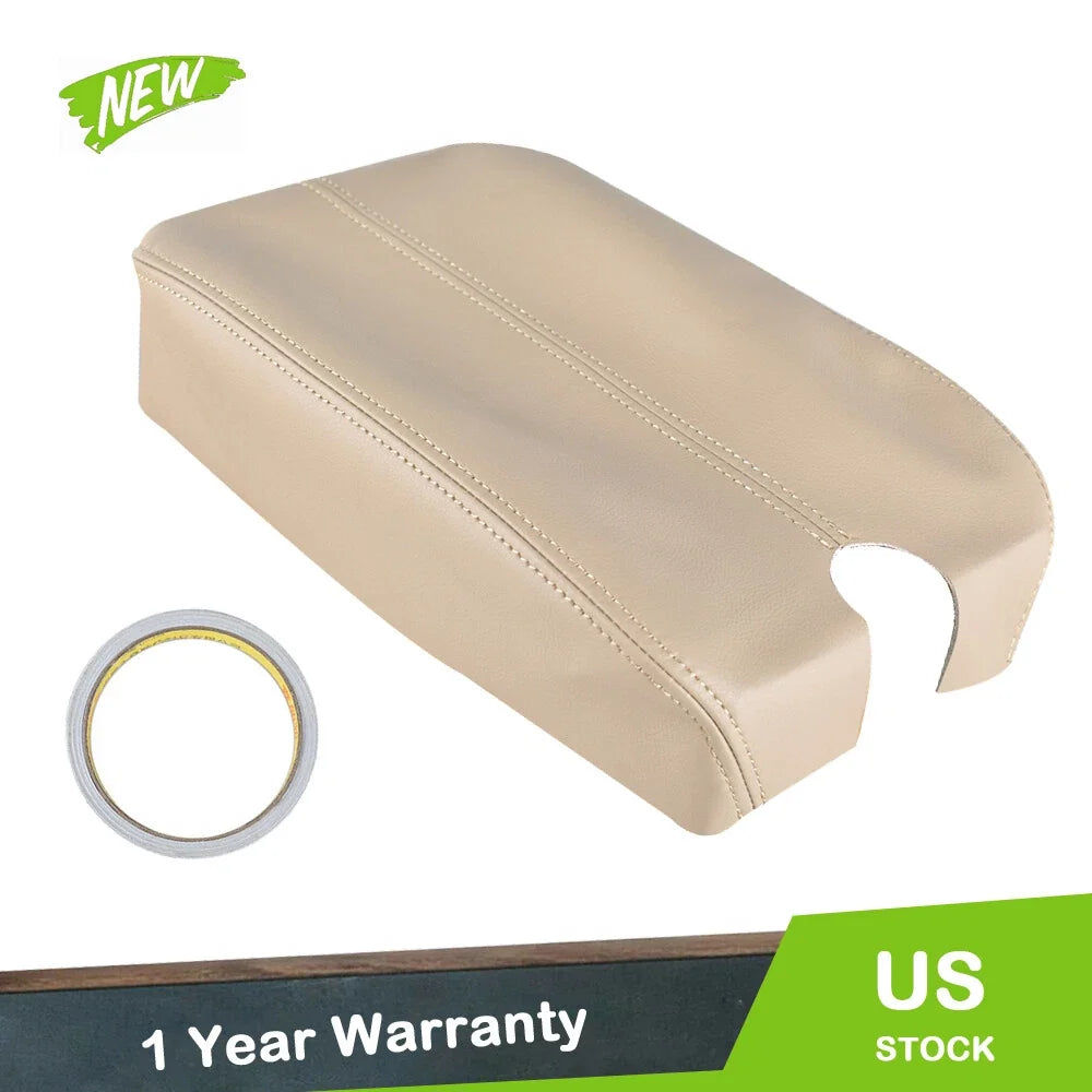 Beige Synthetic Leather Cover for Honda Accord Center Console 2008-2012