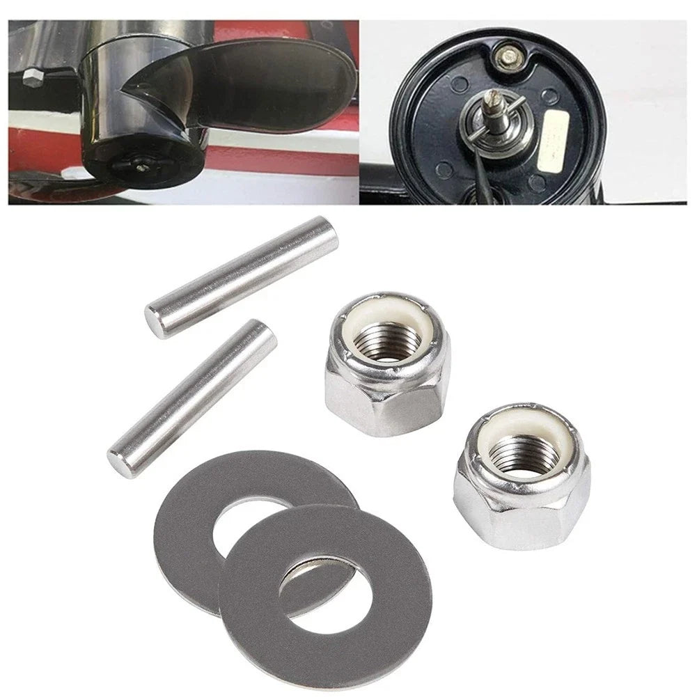 Prop Nut Kit MKP34 for Trolling Motor (Includes Nuts & Washers)