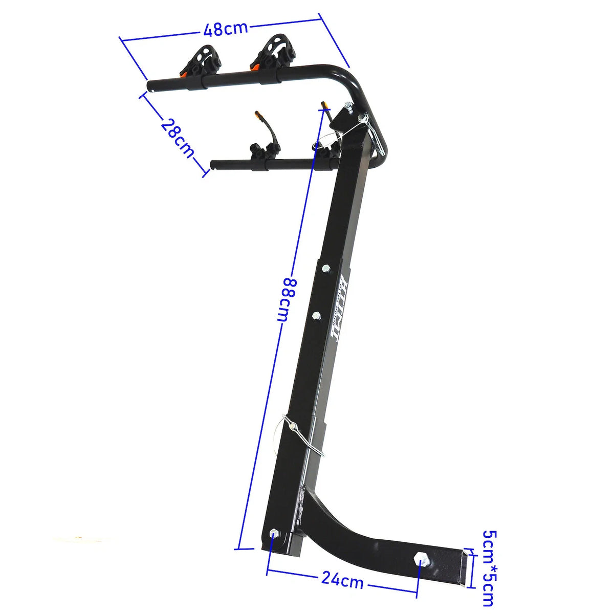 Bicycle Carrier Rack for Car, Truck, SUV - 2 Bike, 2" Receiver