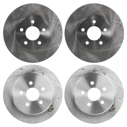 Front and Rear Disc Brake Rotors for Dodge Neon (2000–2003)
