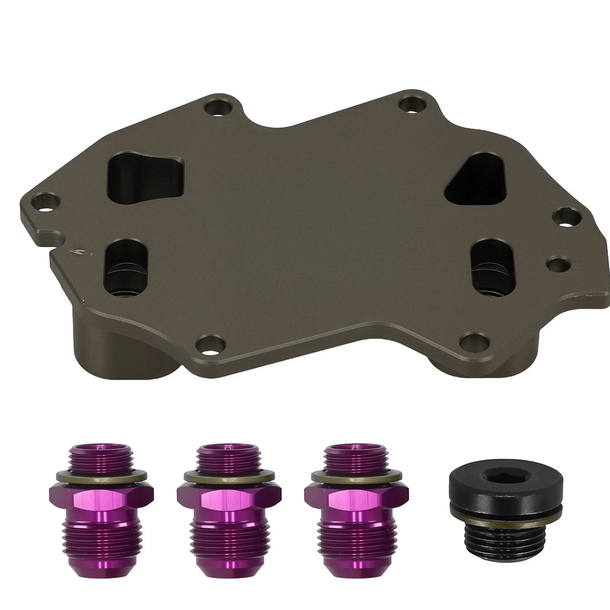 Sandwich Adapter AN10 Aluminum for Mini Cooper B38 B48 2014-2023