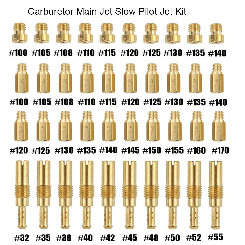 Carburetor Jet Set: 30 Main & 10 Slow for PWK Keihin OKO CVK