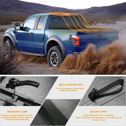 Solid Hard Tonneau Cover for Ford F150 6.5ft Bed (2015-2020)