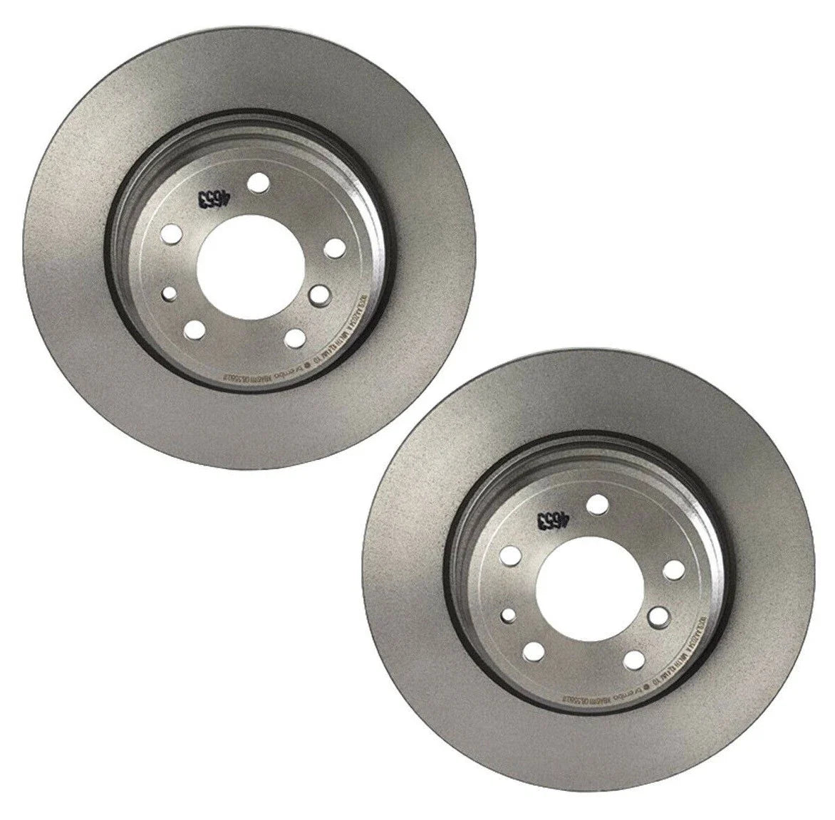 Set of 2 Brembo Rear Brake Disc Rotors 324mm for BMW E38 E31 (1995–2001)