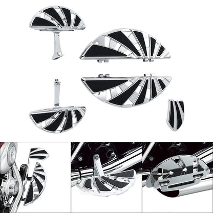 Floorboard Brake Pedal Pegs in Chrome for Harley Touring (1993-2024)