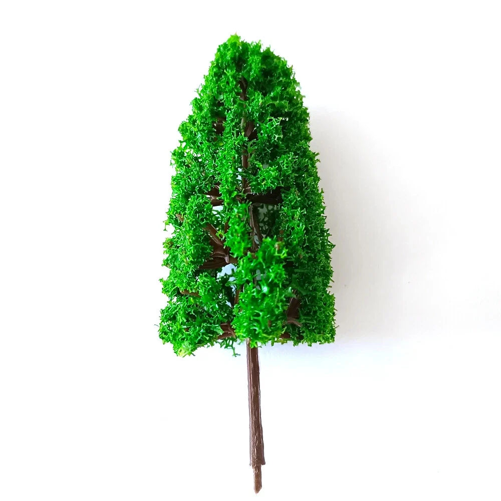 10Pcs Model Tree for Railway Layout Diorama (Scale)