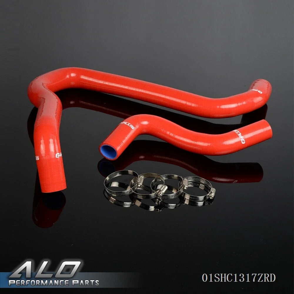 Silicone Radiator Hose Kit for Honda Prelude SI/VTEC (1992–1996) Red