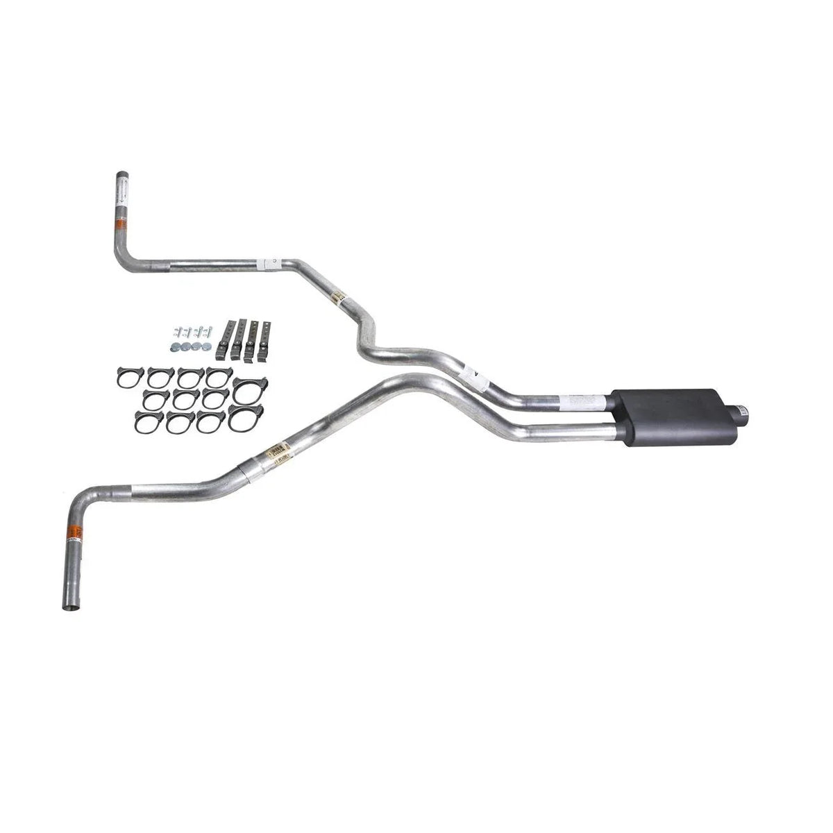 Dual Exhaust MA Pipe for F150 (2007–2013) - Flowsound Muffler, Side Exit