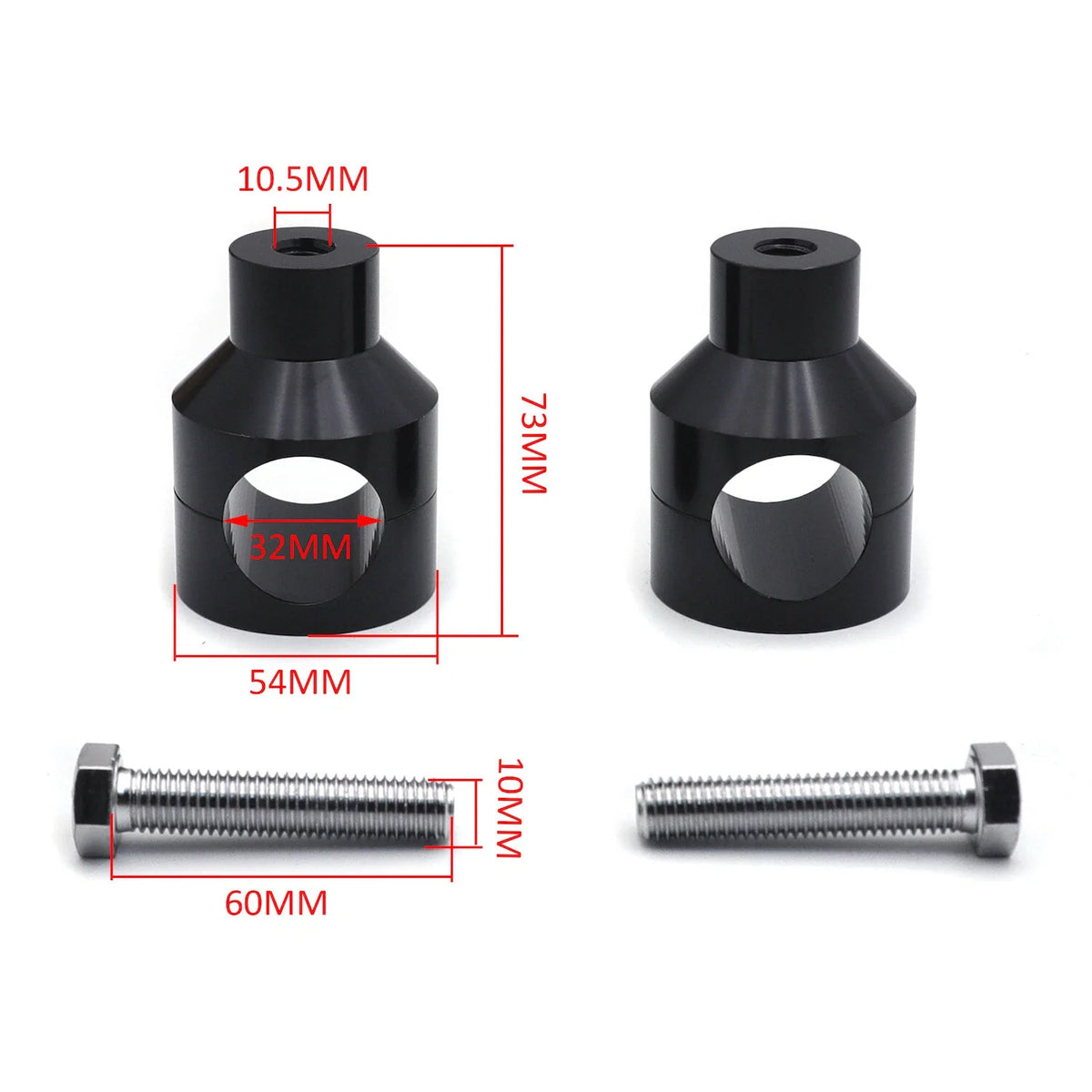 1.25" Round Handlebar Riser for Harley Sportster (All Years)
