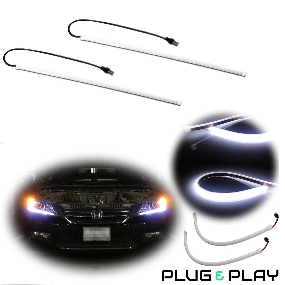 2X LED Headlight DRL Lights for Honda Accord (2013–2015)