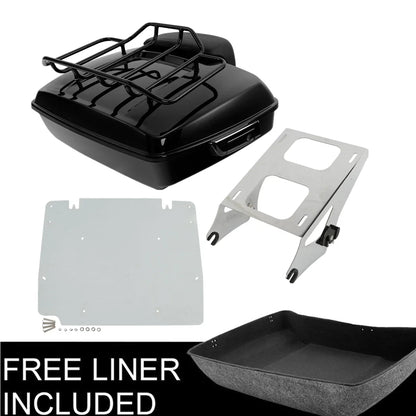 Trunk Pad Mount Base Plate Rack for Harley Electra Road Glide 2014-2026