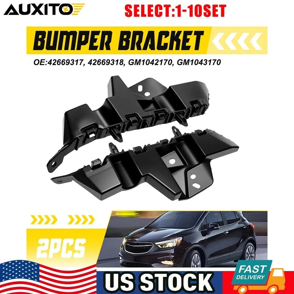 2-Piece Set of Front Bumper Brackets for Buick Encore (2019-2022)