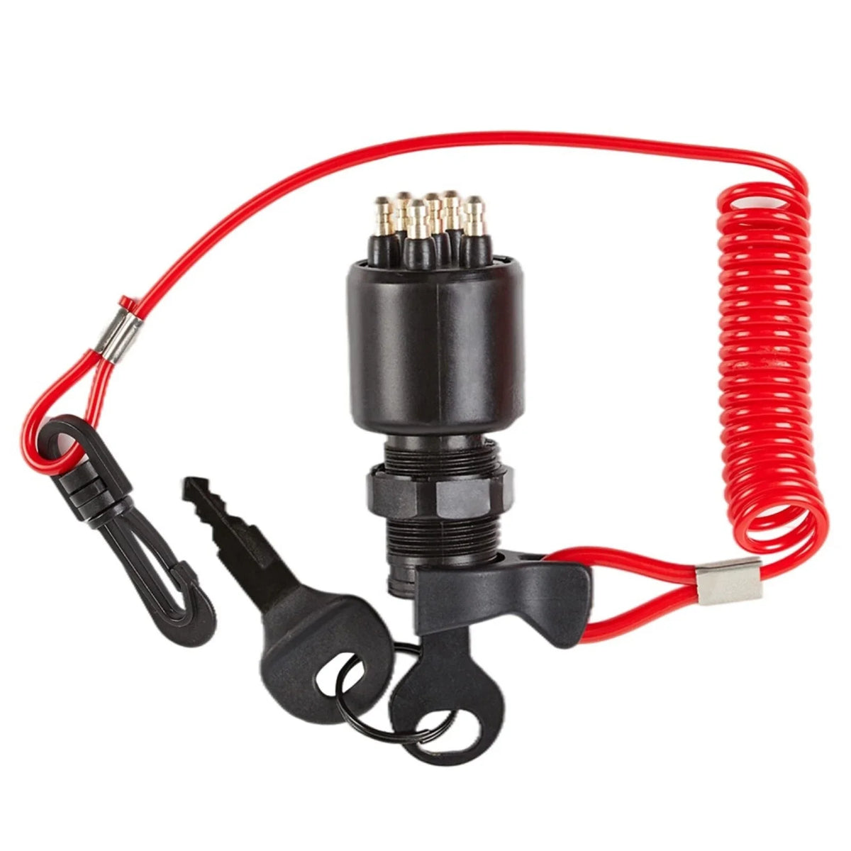 Ignition Key Switch & Lanyard Assembly for Evinrude Johnson (1996-Up)