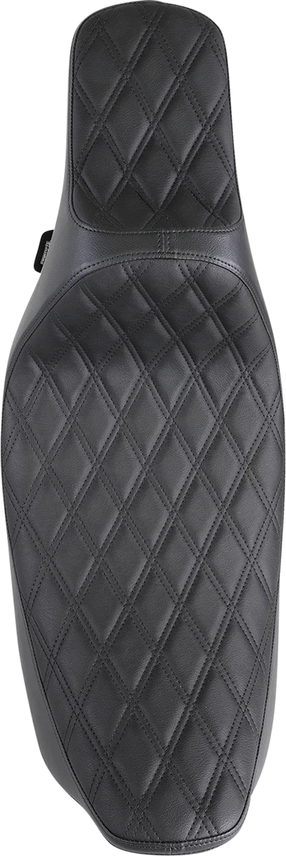 Black Predator III Seat - Extended Reach for Harley Davidson 2000-2023