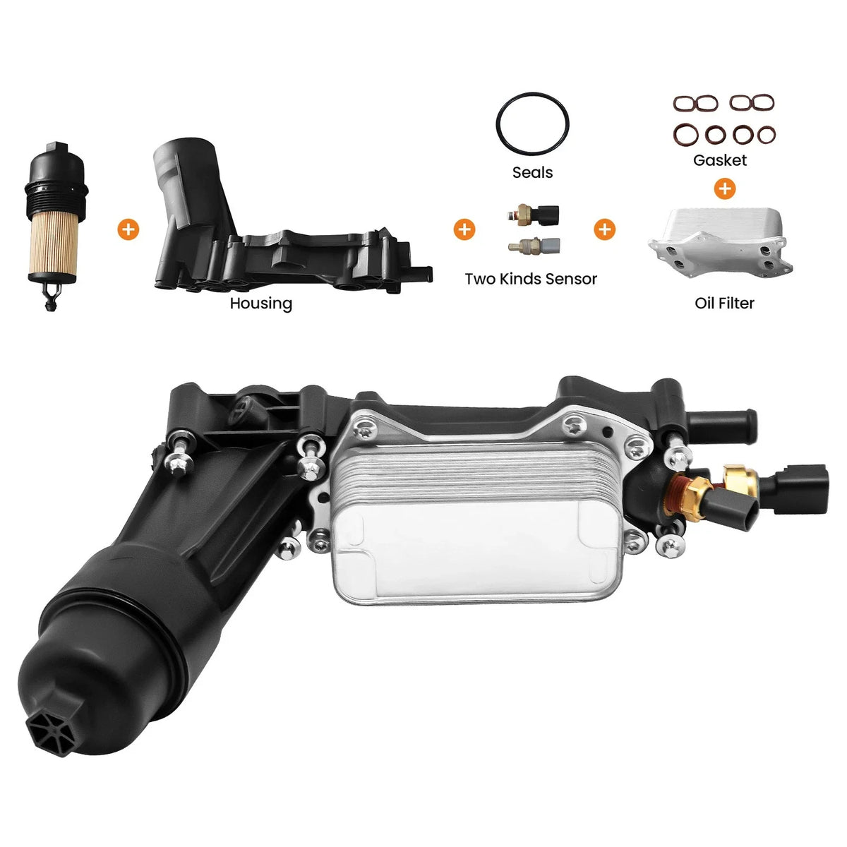 Engine Oil Filter Adapter Housing for Jeep Cherokee 2014–2017 68105583AC