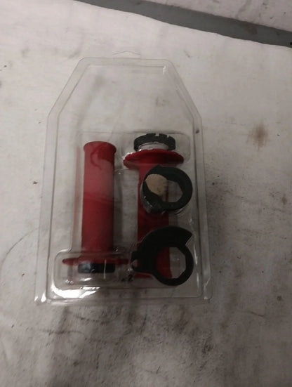Micro-X Half-Waffle v2 Lock-On Grips for ODI (Red/Black)