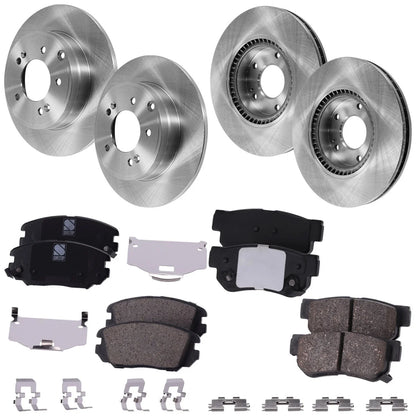 Brake Disc and Pad Kit for Hyundai Sonata (2006–2008)