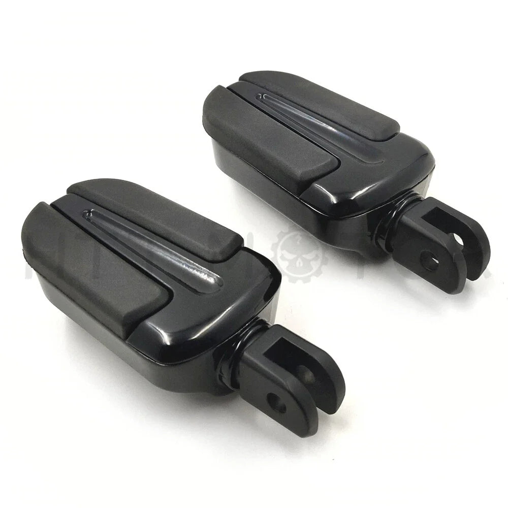 Slipstream Footpegs Black for Harley FXBB FXBR FXBRS FXLR (2018–2023)