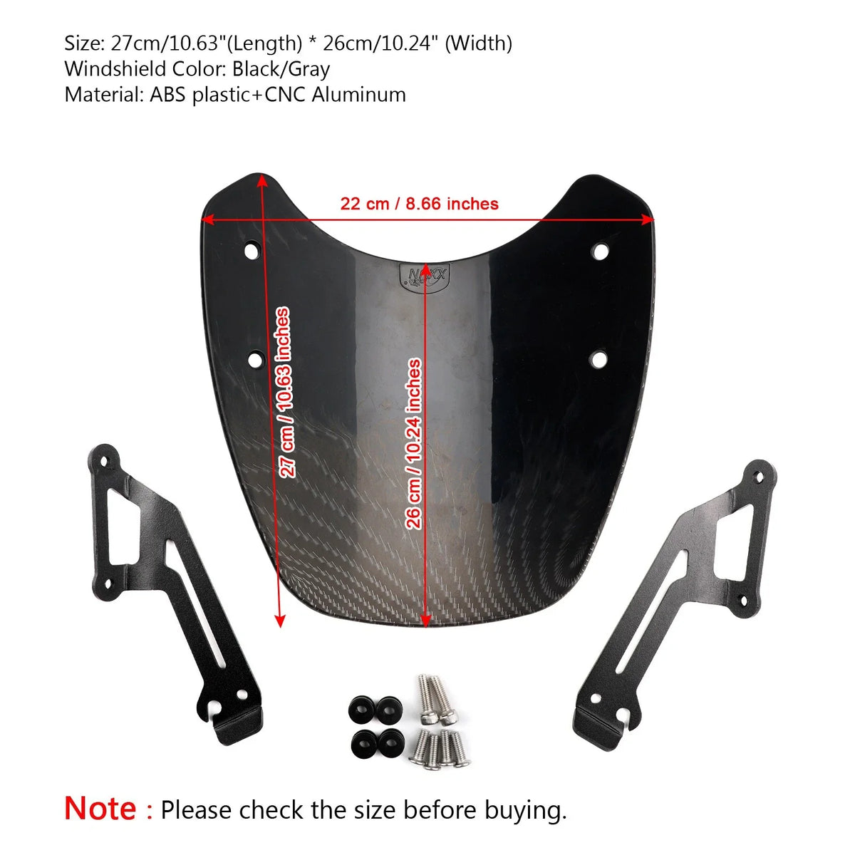 Windshield Wind Deflector for Ducati Scrambler (2015–2018) CBN