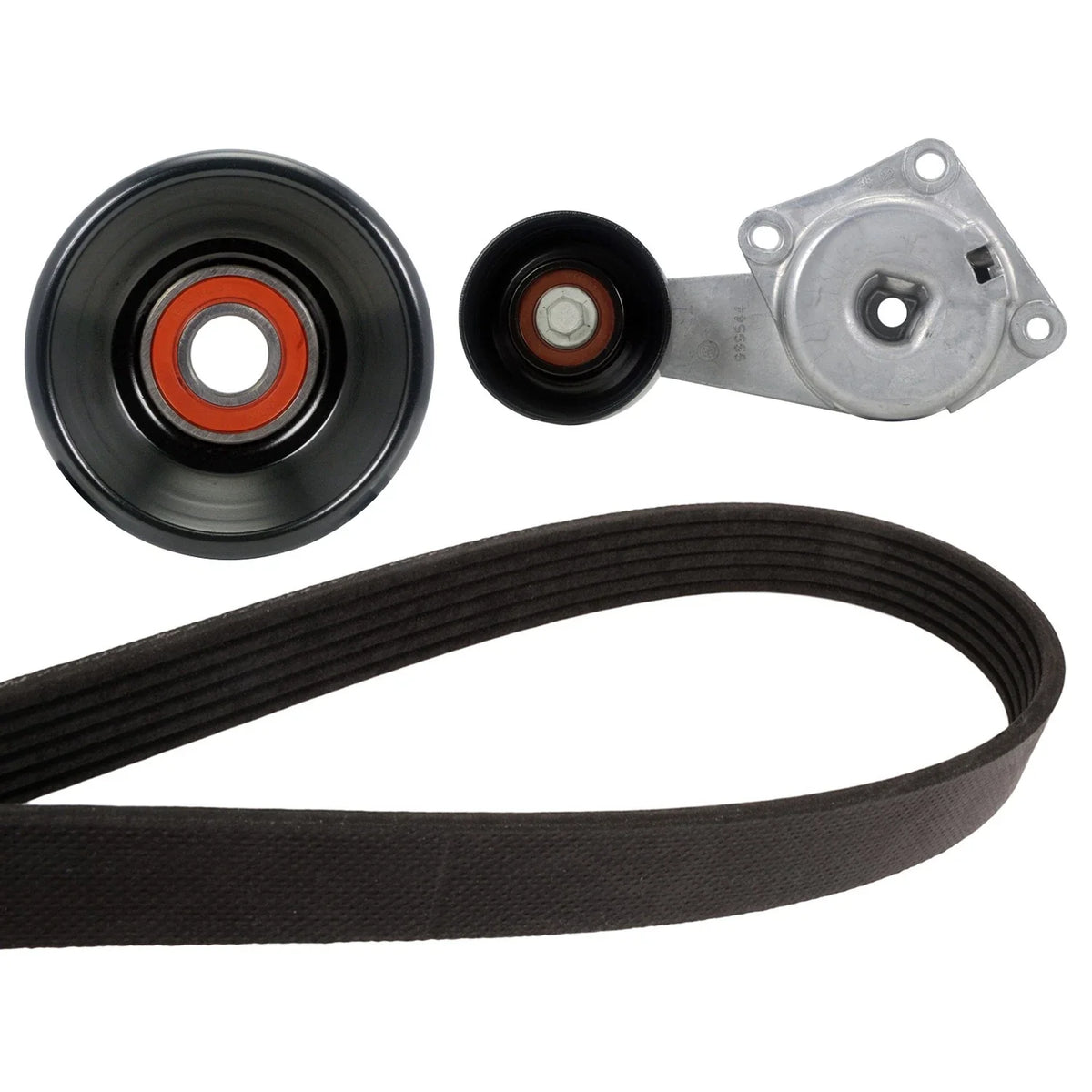Drive Belt Idler Pulleys Tensioner Kit for Ford Expedition F-150 (1997–2003)