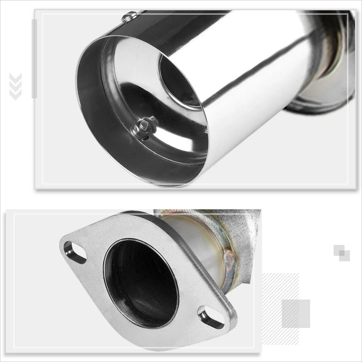 Removable Silencer Catback Exhaust for Nissan Altima 3.5L V6 2007-2012