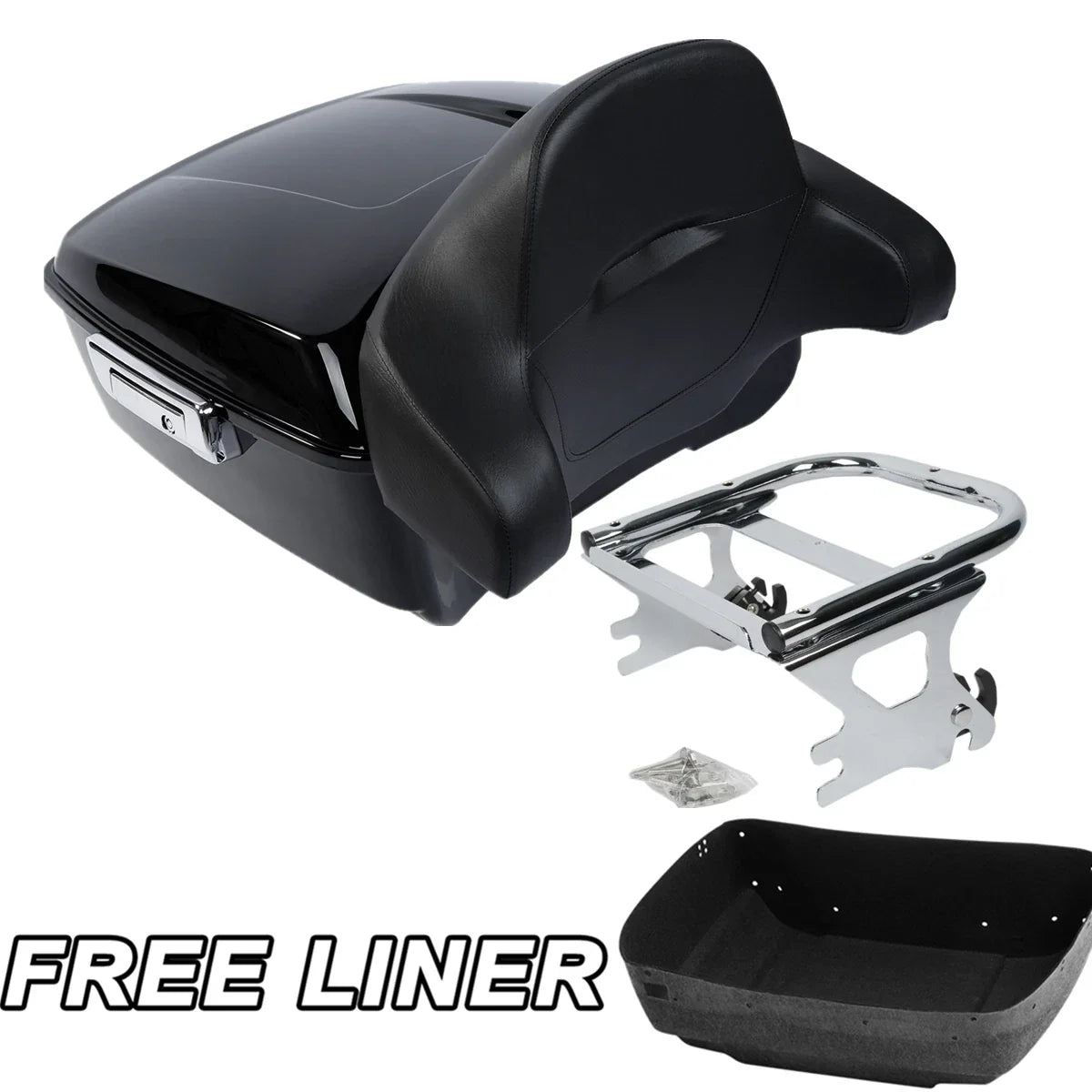 Trunk Mount Backrest Pad for Harley Electra Glide (1997-2008)