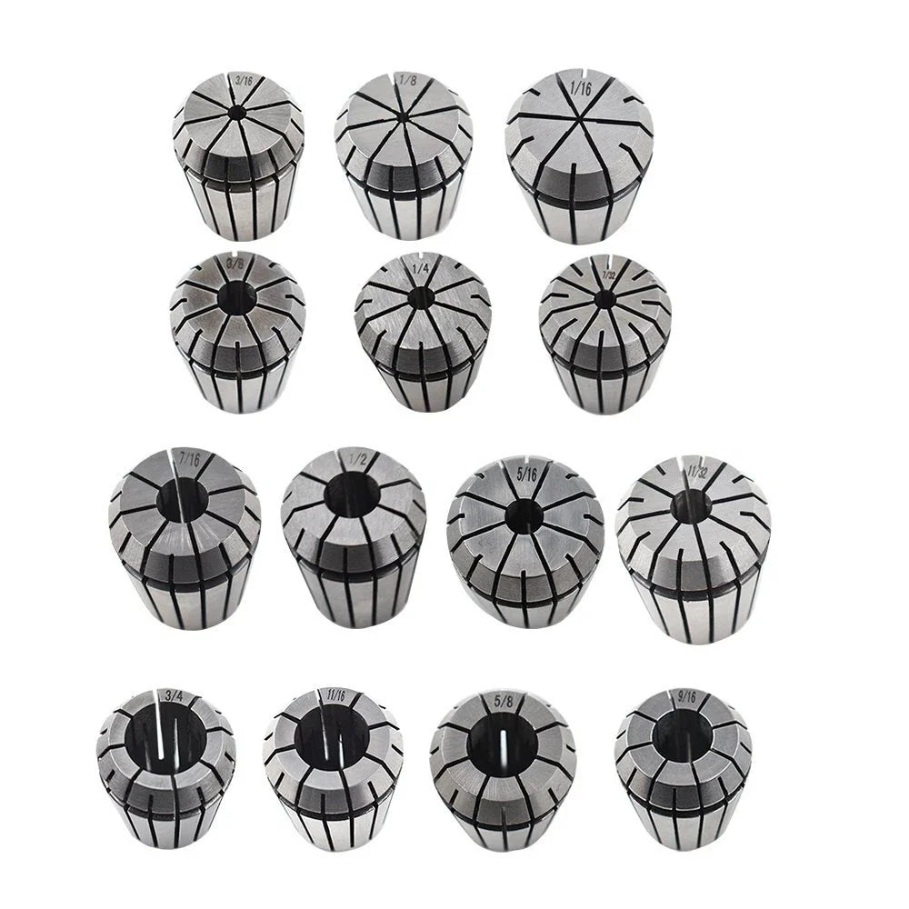 14Pcs ER32 Spring Collet Set for CNC Milling Lathe