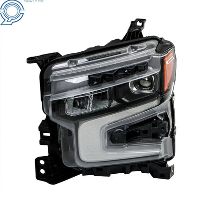 2022-2024 Chevy Silverado 1500 Driver Side Headlight with Black LED DRL