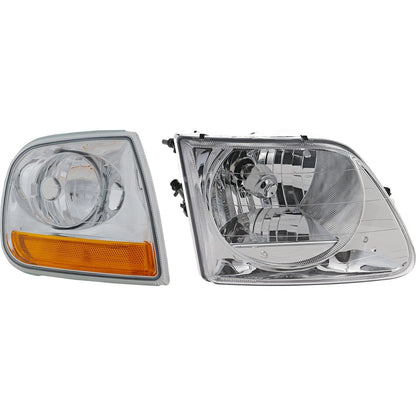 Headlight Kit 2pc for Ford F-150 Right Side (1997–2003)