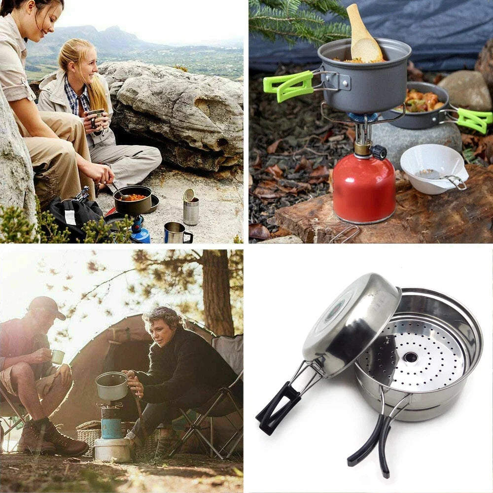 Portable Compact Charcoal BBQ Grill for Camping Use