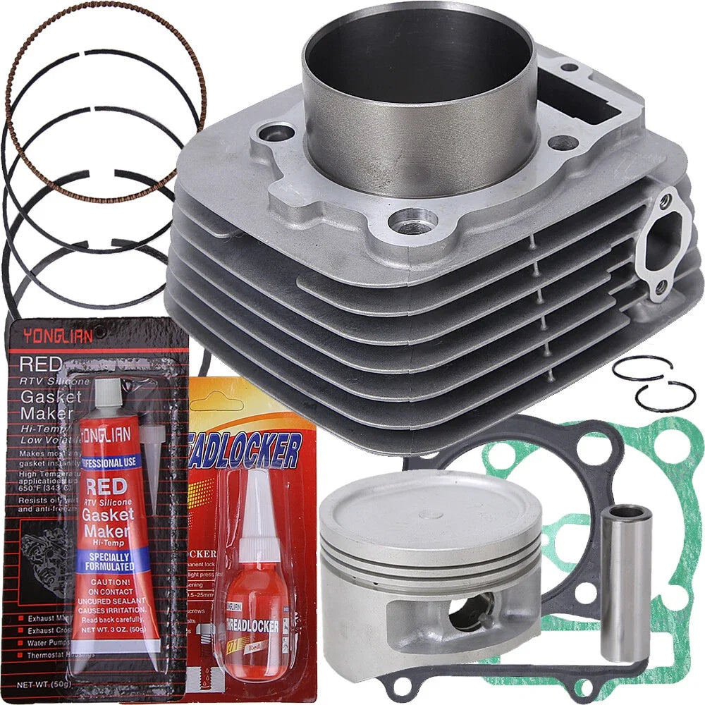 Cylinder Piston Gasket Top End Rebuild Kit for Yamaha Warrior 350 1987-2004
