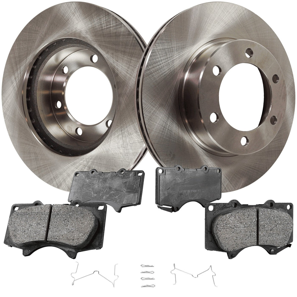 Front Brake Kit: Discs & Pads for Toyota Sequoia, Tundra 03-07