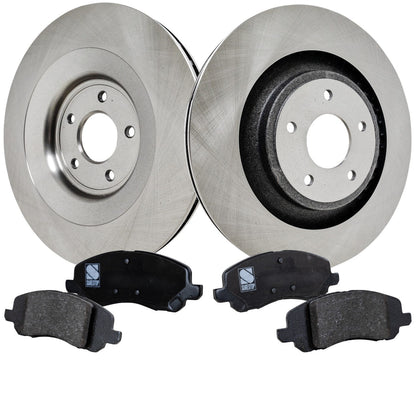 Brake Disc and Pad Set for Dodge Avenger / Chrysler 200 (2013-2014)