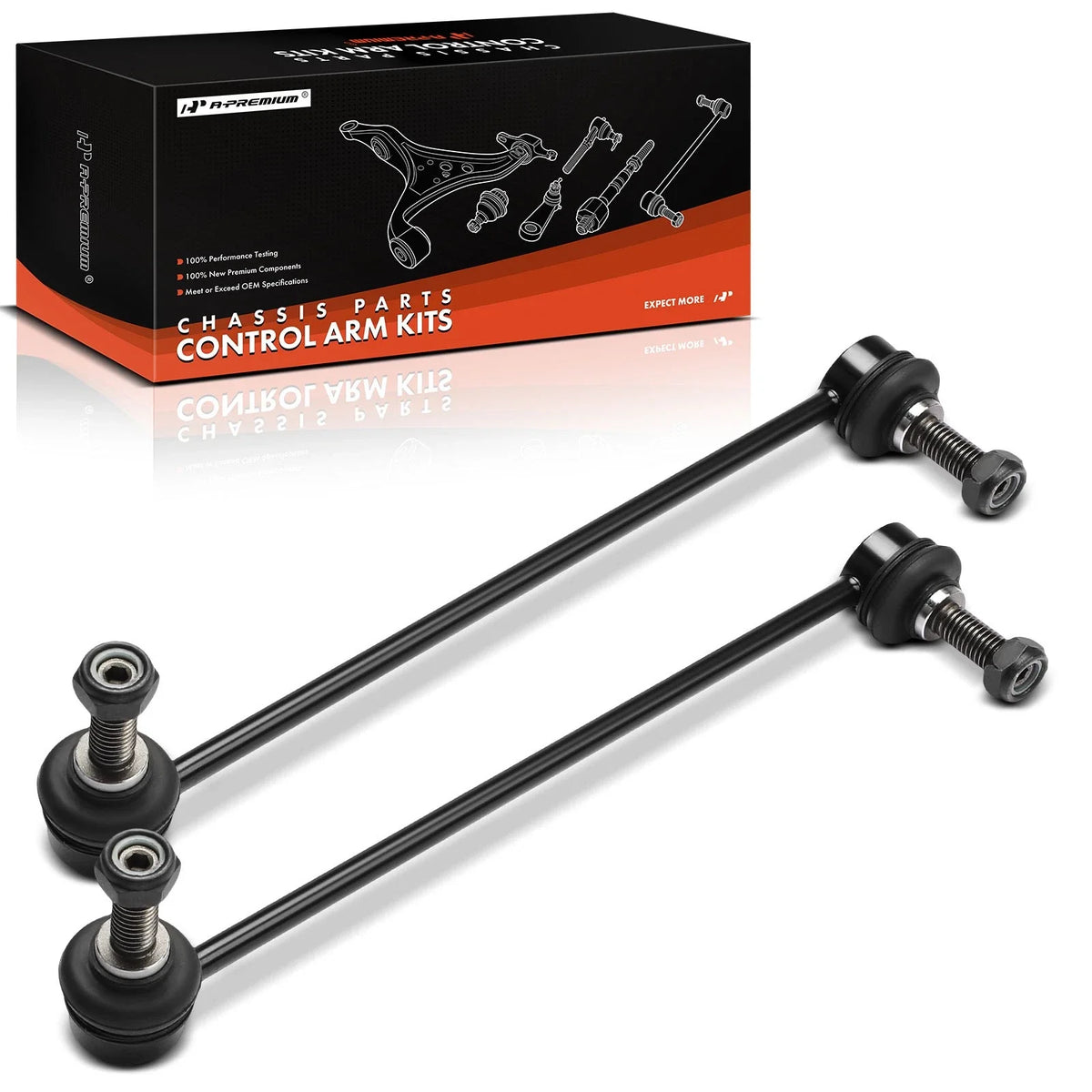 2X Front Side Sway Bar Link for Buick Cascada (2016–2019) Cadillac ELR (2014–2016)
