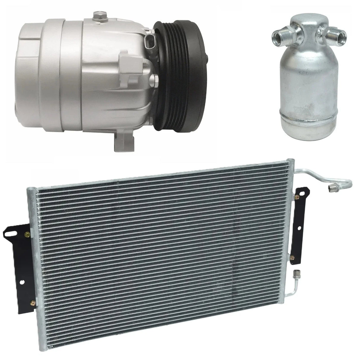 AC Compressor Kit With Condenser for Oldsmobile Achieva 2.3L (1995–1995)