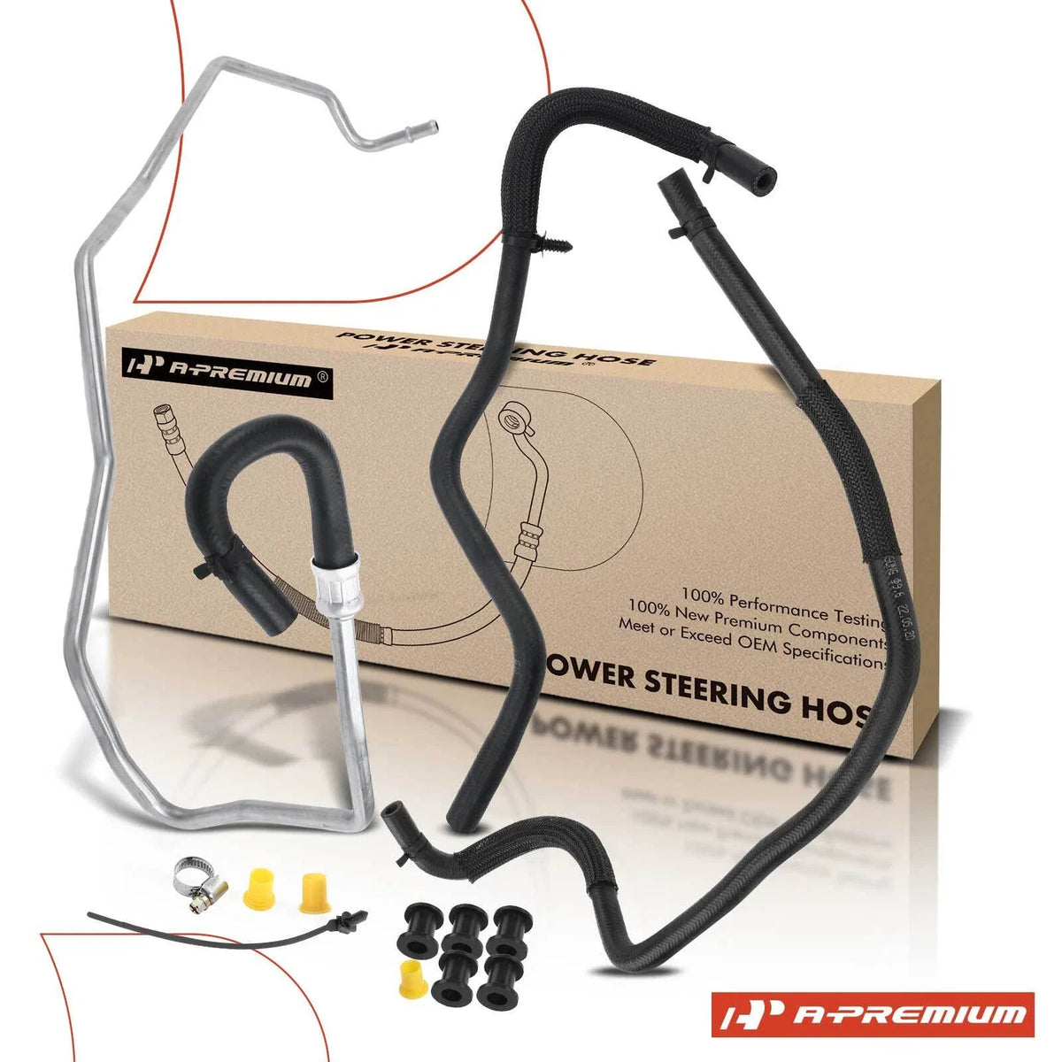 3X Power Steering Return Line Hose for Ford Fusion Mercury Milan (2006–2009)