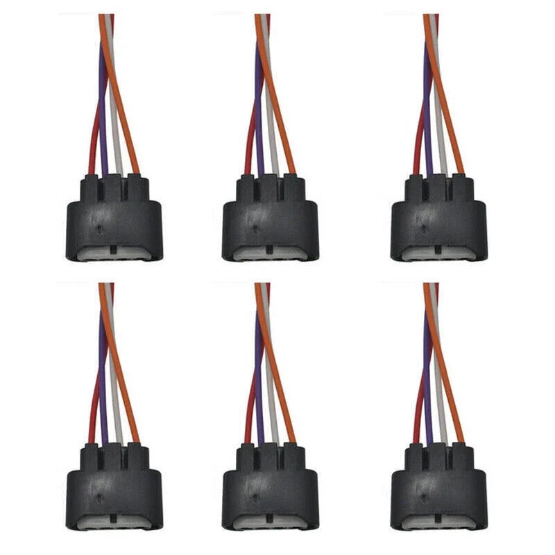 Set of 6 Ignition Coil Pigtail Connectors for Lexus ES350 GS350 RX350