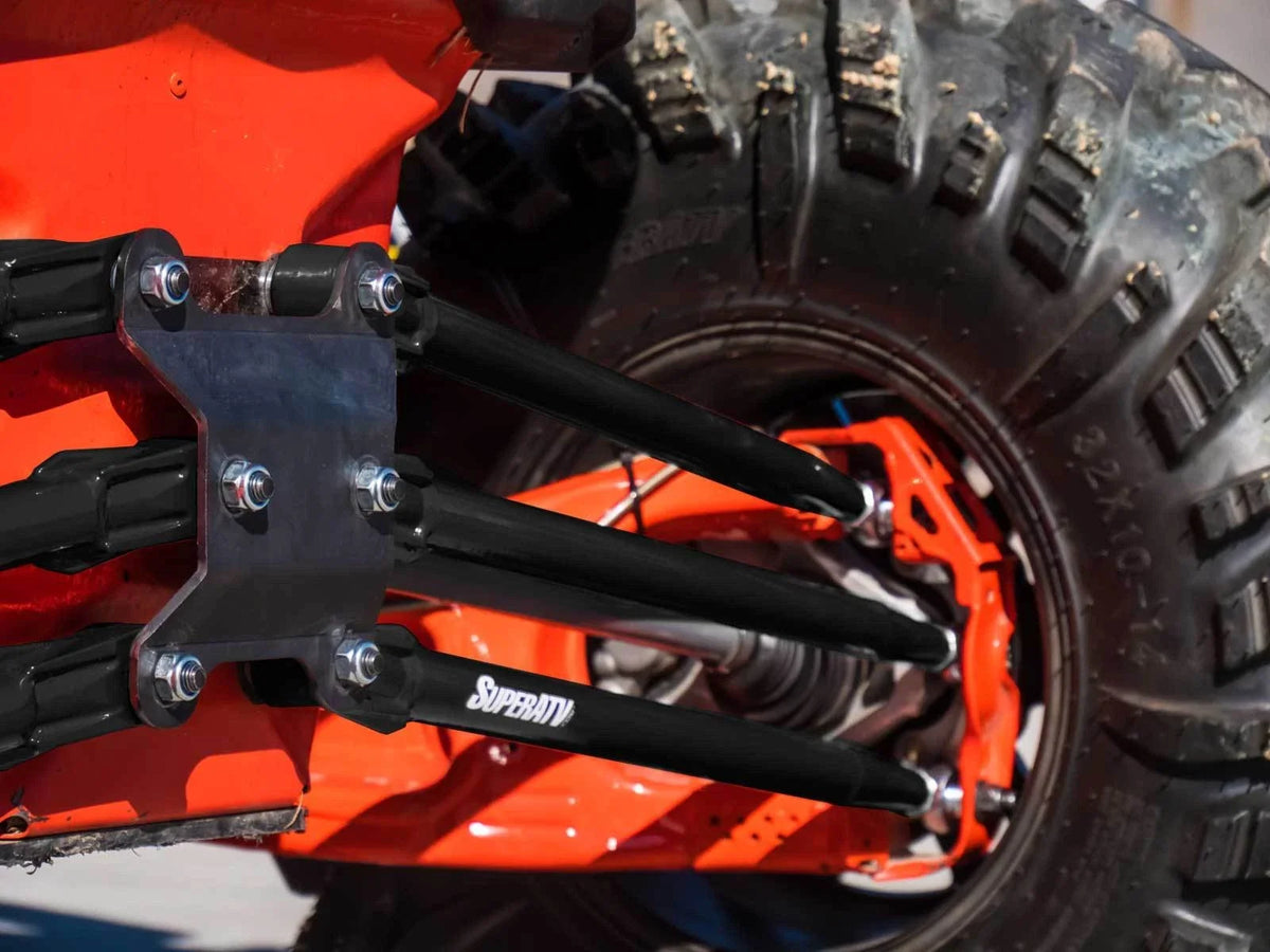 SuperATV Tubed Rear Radius Arms for Can-Am Maverick X3 (2017–2023) - Black