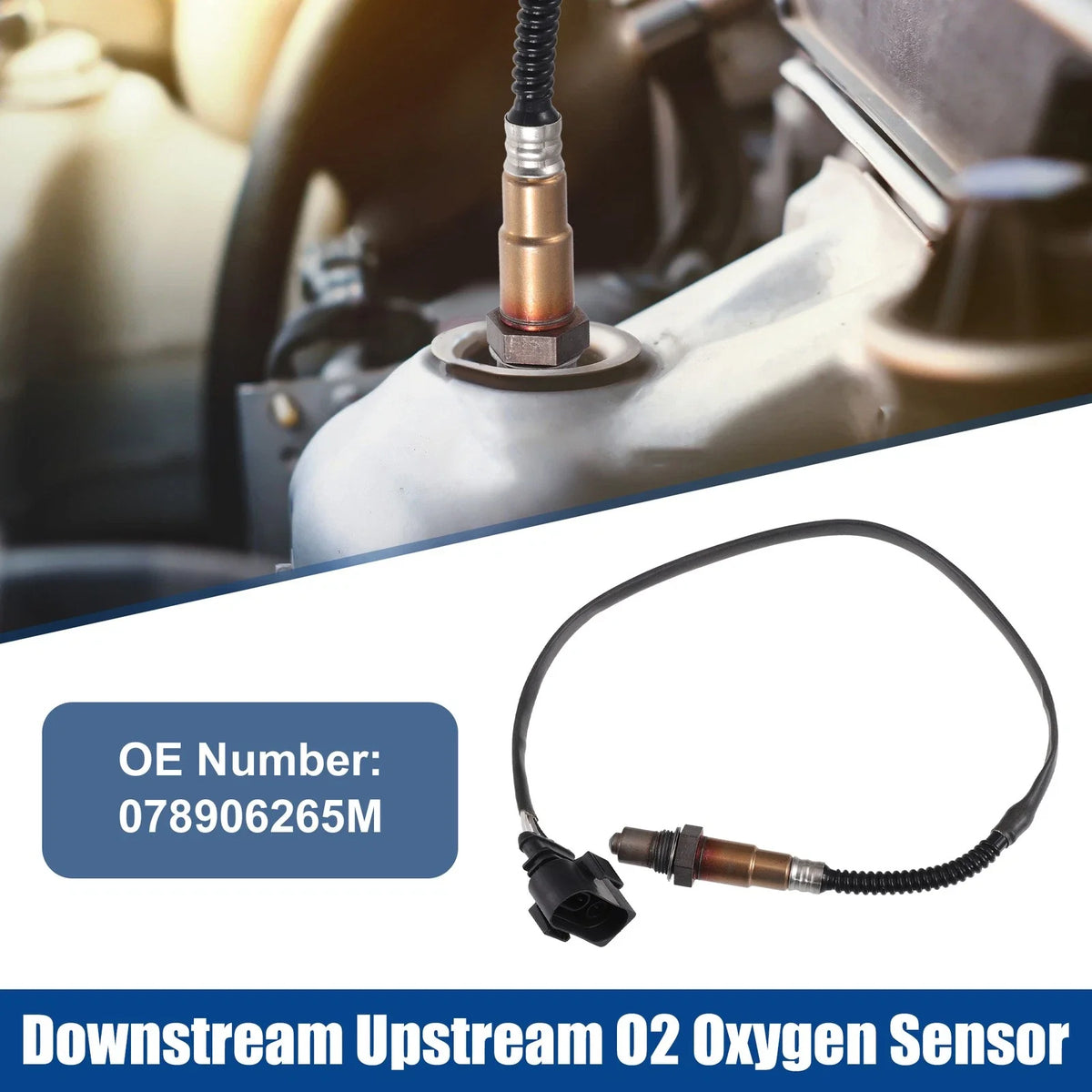 O2 Oxygen Sensor No. 078906265M for Audi A4 2.8L V6 (1996–2001)