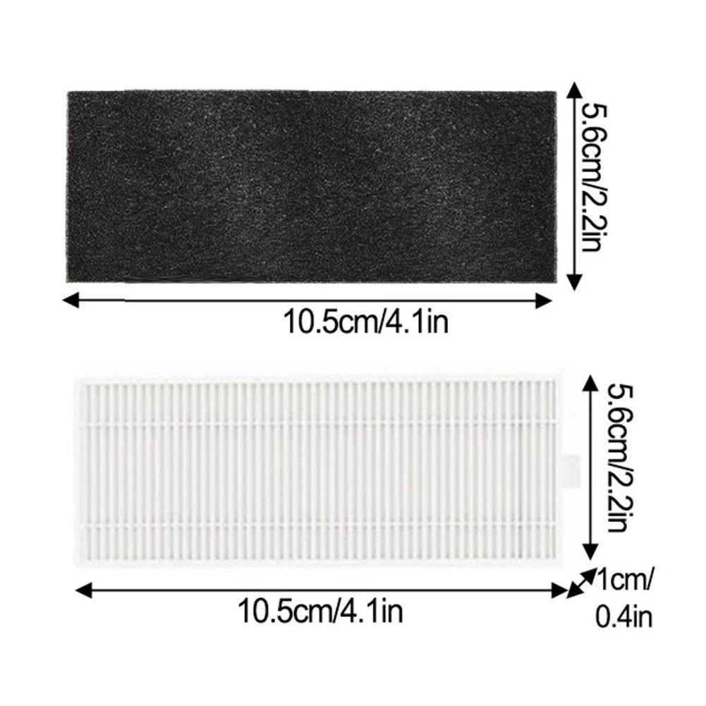 Side Brush Filter Mop Pads for Lefant M2 M2S M2 Pro M2S Pro