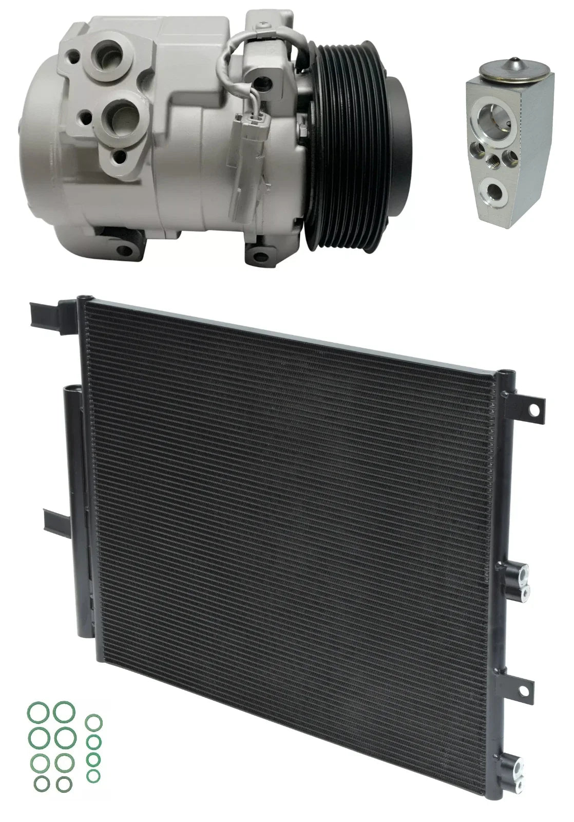 AC Compressor Kit with Condenser for Ram 2500 6.7L 2018–2019