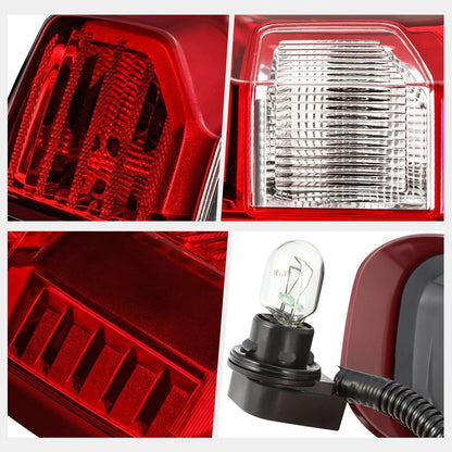 2019-2024 Silverado 1500 2500HD 3500HD Red Lens Rear Tail Brake Light